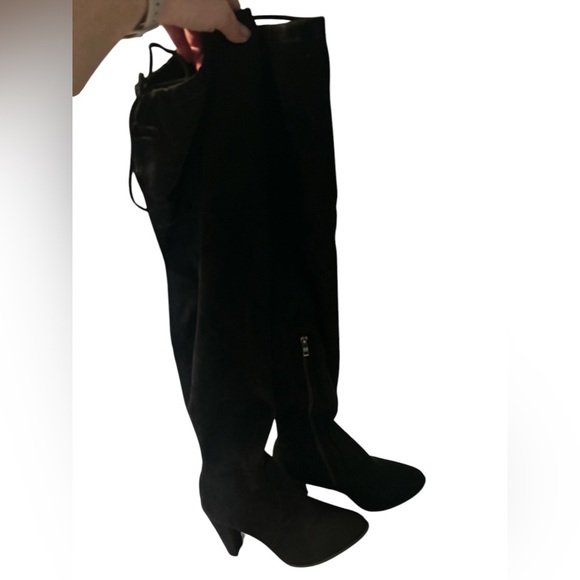 Catherine black over the knee boots size 10 - Picture 2 of 8